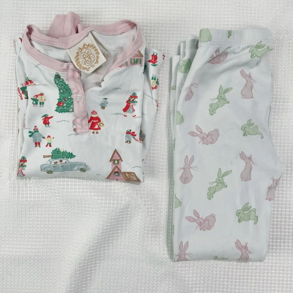 TBBC + English Factory Pajama Separates Size 7 Christmas | Easter